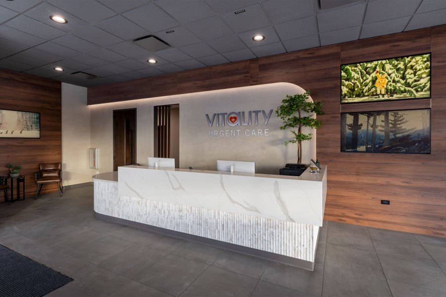 Reception Desk Right Side Vitality Urgent Care in Lake Zurich.jpg 3