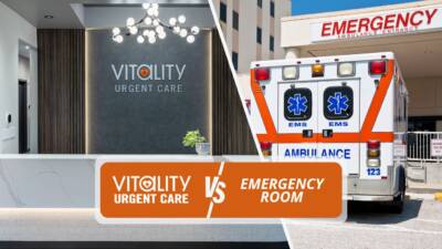 Comparison of services offered at Urgent Care Buffalo Grove versus the Emergency Room, highlighting differences in conditions treated, cost, wait times, and accessibility for non-life-threatening medical issues