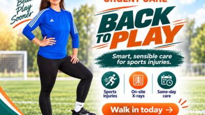 Vitality Urgent Care Back to Play Injuries and X-rays