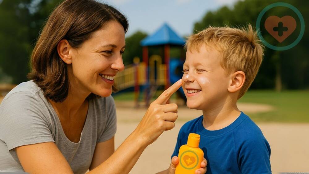how-to-get-kids-to-wear-sunscreen-parent-applying-